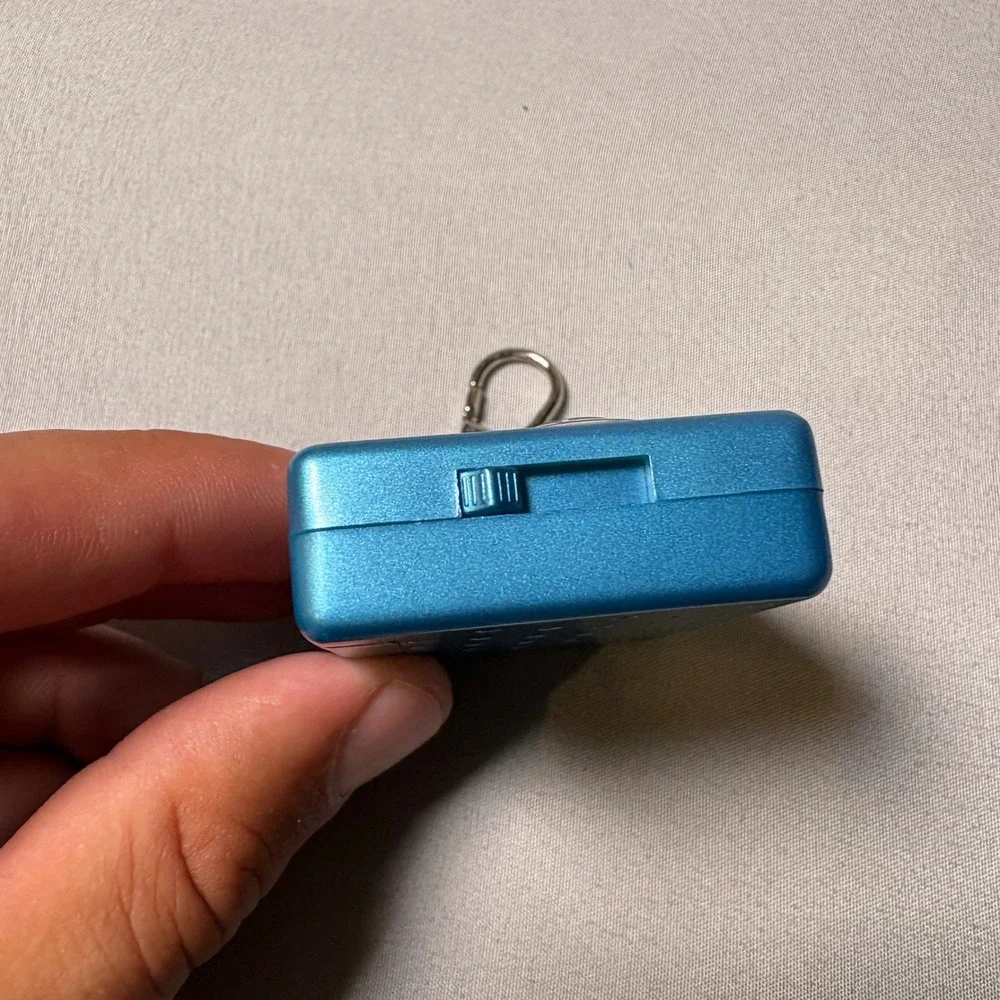 Vivitar Mini Digital Camera Blue Keychain Compact Portable F2.8 f=3.9 Tested